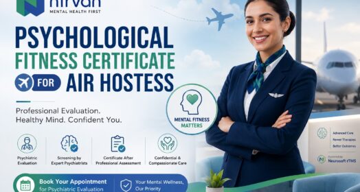Psychological Fitness Certificate for Air Hostess