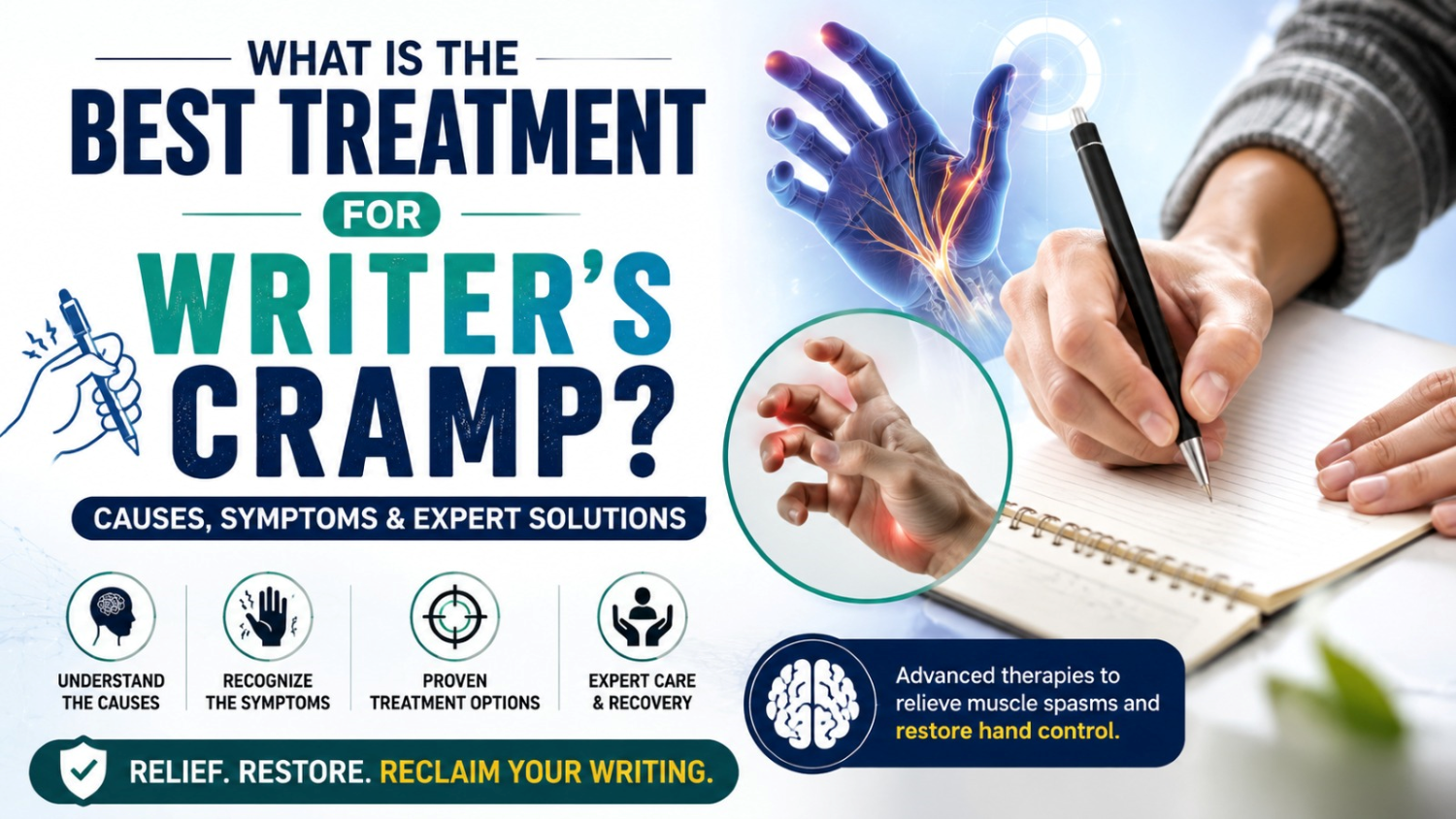 Best Treatment for Writer's Cramp