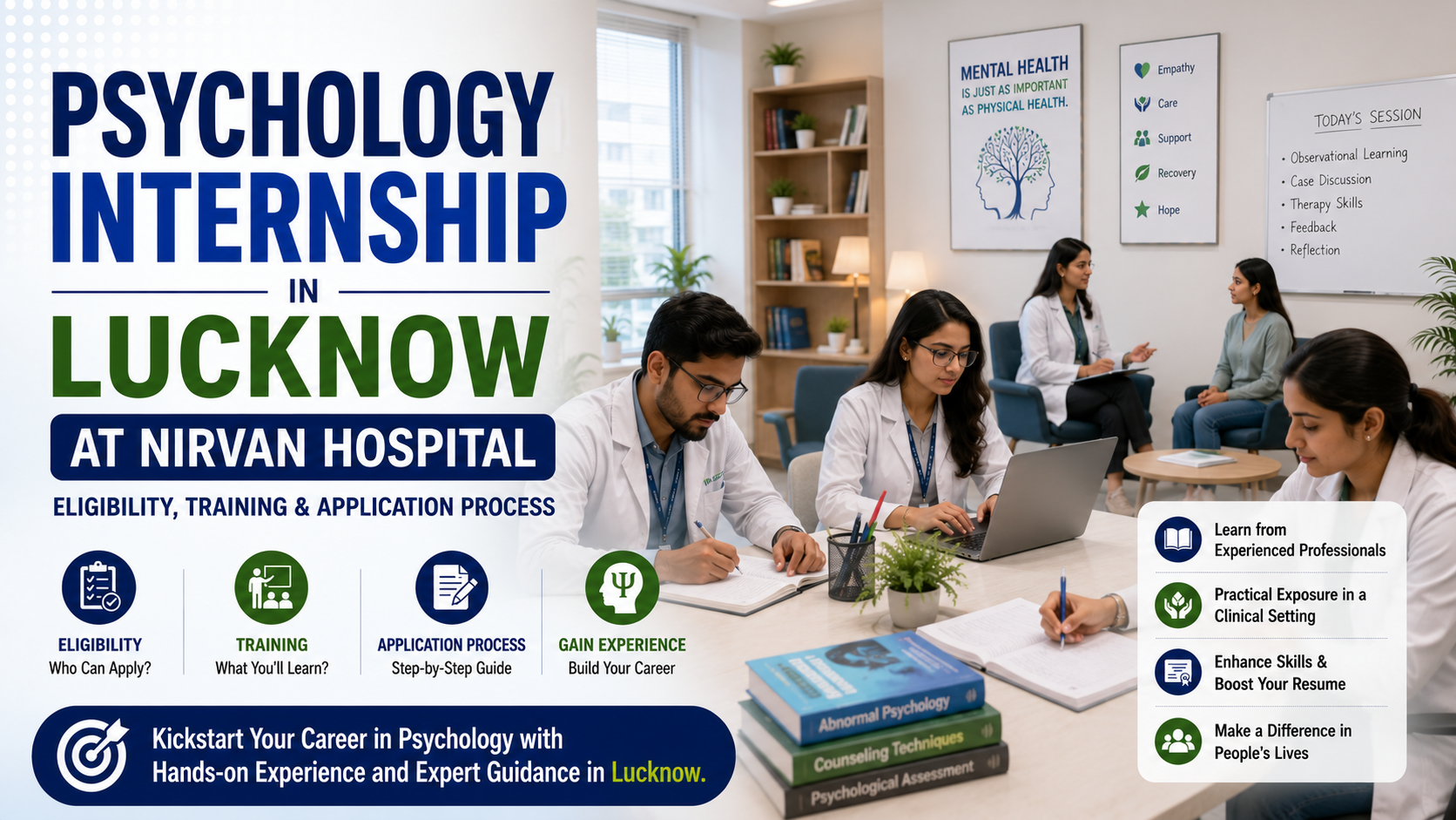 Psychology Internship in Lucknow at Nirvan Hospital
